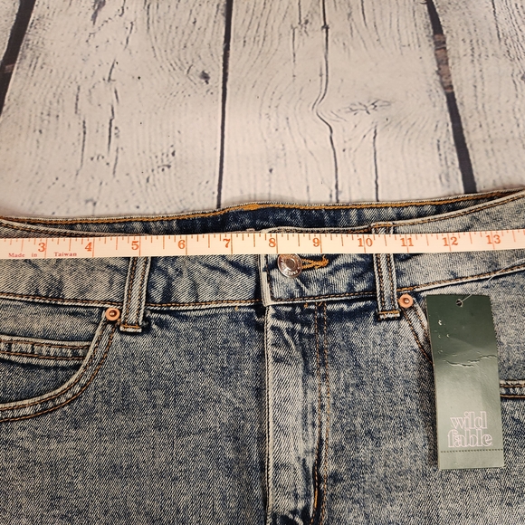 NWT Wild Fable Light‎ Blue Denim A-Line Skirt - Picture 2 of 4